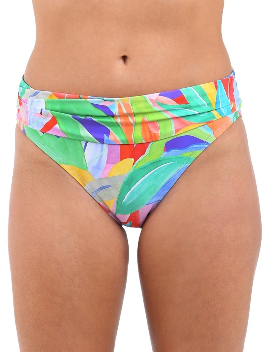 Women's La Blanca Shirred Band Hipster Swim Bottoms Contemporary